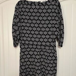 Diane Von Furstenberg Black and White Geometric Dress